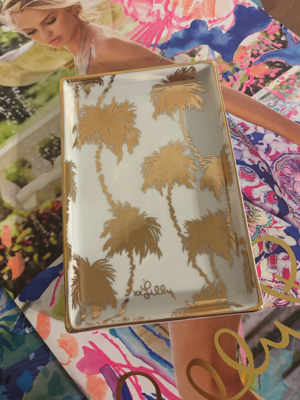 Lilly Pulitzer Trinket Tray (GWP) 🌴